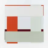 "Face 60" by Imi Knoebel, 2003/15, Acryl auf Kunststofffolien, collagiert, sold Nov 2019