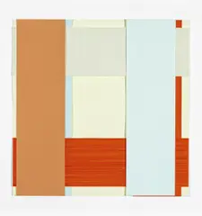 "Face 36" by Imi Knoebel, 2003/14, Acryl auf Kunststofffolie, collagiert, sold Jun 2020