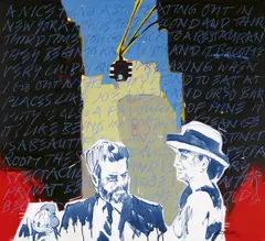 Wolfgang Loesche, "NY People", 1999, Acryl auf Leinwand