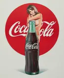 Mel Ramos, Lola Cola, 1972, Farblichtdruck auf leichtem, farbigem Karton