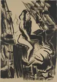 Allen Jones, Bar II, 1988, Farblithografie auf BFK RIVES, beige (Wasserzeichen)
