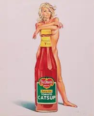 Della Monty by Mel Ramos, 1972, Farblithografie auf Karton, sold Oct 2019