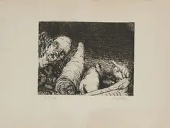 Georg Baselitz, Ohne Titel, 1964, Radierung auf Velin