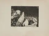 Georg Baselitz, Ohne Titel, 1964, Radierung auf Velin