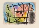 Ohne Titel by Joan Miró, 1965, Farblithografie auf ARCHES, sold Jun 2020