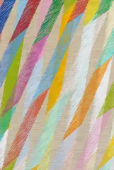 "Entre nous" by Piero Dorazio, 1997, Acryl auf Leinwand, sold Nov 2019