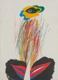 Allen Jones, Head, 1967, Farblithografie auf BFK RIVES FRANCE (Wasserzeichen)