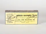 Noiseless Blackboard Eraser by Joseph Beuys, 1974, felt blackboard eraser with stamp additions, sold Nov 2019