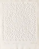 Wind by Günther Uecker, 1989, Prägedruck auf Bütten, sold Feb 2020