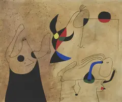 Aus: Constellations by Joan Miró, 1959, Pochoir auf Bütten, sold Jun 2020