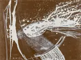 Karl Otto Götz, "Xelph II", 1997, Mischtechnik auf Leinwand