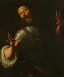 Bernardo Strozzi, Die Bekehrung des Heiligen Paulus, Öl auf Leinwand