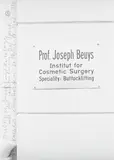 Joseph Beuys, Dr. Speck-Multiple, 1975, Offset auf Karton