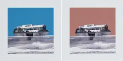 Evian / Volvic by Thomas Ruff, 2001, Serie von 2 C-Prints, sold Apr 2020
