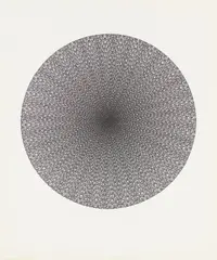 Ludwig Wilding, Ohne Titel, 1967, Zinkografie auf Velin