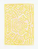 Keith Haring, Ohne Titel, 1985, Farbaquatintaradierung auf Velin