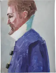 The Franciscan by George Condo, 2004, oil on canvas, sold Oct 2018