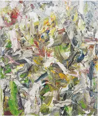Abstract H1 by Wang Yigang, 2016, oil on canvas, sold Oct 2018