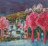Daniel Richter, Süden, 2002, oil on canvas