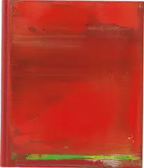 Gerhard Richter, War Cut II, 2004, oil on linen on book