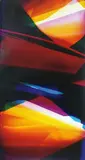 Walead Beshty, Six color Curl (CMMYYC: Irvine, California, July 17th 2008, Fuji Crystal Archive Type C)