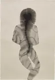 Antony Gormley, BODY XXIV, 2011, carbon and casein on paper