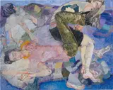 Howard Tangye, Evergreen, 2015, oil, pastel and graphite on paper