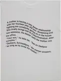 Richard Prince, OEDIPUS SCHMEDIPUS, 1994, screenprint on a t-shirt stretched onto canvas