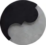 Leon Polk Smith, Wood Relief 1100 Black-Silver