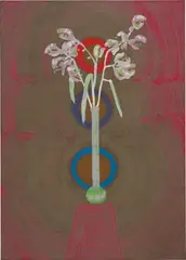 Rob Birza, Untitled (Flower Vase), 1996, egg tempera on linen