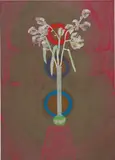 Rob Birza, Untitled (Flower Vase), 1996, egg tempera on linen