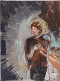 Hernan Bas, The Patron Saint of Velvet, 2007, oil on linen