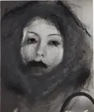 Ohne Titel by Arnulf Rainer, 1973, oil and grease pencil on photograph mounted on aluminium plate, offered Dec 2018