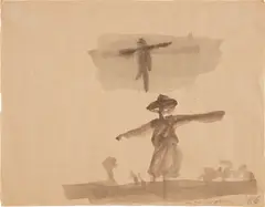 Luc Tuymans, Untitled, 1986, watercolour on paper