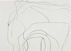 Silvia Bächli, Untitled, 2007, india ink on paper