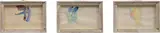 Richard Tuttle, Untitled, 1983, each watercolour on paper, in artist's frames