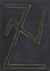 Madras - India by David Tremlett, 1985, pastel on paper, sold Dec 2018