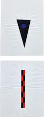 Untitled by John Armleder, 1986, gouache and pencil on paper, diptych, sold Dec 2018