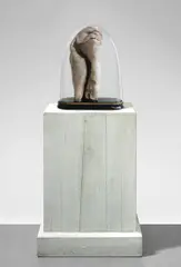 Detail Quan by Berlinde De Bruyckere, 2010, wax, epoxy, glass, wood and cloth, offered Dec 2018