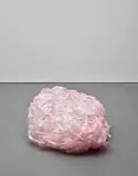 Karla Black, Apart from Actually Blushing, 2012, cellophane, sellotape and paint