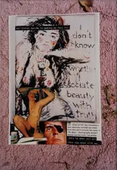 Elke Krystufek, Economical Art (Hitler Hairdo), 1998, c-print