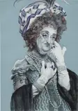 Rachel Feinstein, Eileen (gloves), 2005, pastel on paper