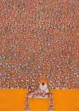 Zakkir Hussain, Untitled, 2009, acrylic, Conté, soft pastel and pencil on paper