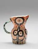 Femmes Fleurs (Flower Women) by Pablo Picasso, 1947, White earthenware pitcher, painted in colours with brushed glaze, sold Jan 2018
