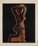 Grand nu de femme (Large Nude Woman) by Pablo Picasso, 1962, Linocut in colours, on Arches paper, with full margins, sold Jan 2018