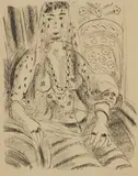Odalisque voilée (Odalisque Veiled) by Henri Matisse, 1925, Lithograph, on Japanese paper, with margins (the lower edge unevenly trimmed), sold Jan 2018