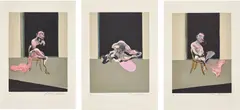 Francis Bacon, Triptyque Août 1972 ( after, Triptych August 1972), 1979, The complete set of three lithographs in colours, on Arches paper, with full margins