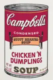 Chicken 'N Dumplings , from Campbell's Soup II by Andy Warhol, 1969, Screenprint in colours, on wove paper, with full margins, sold Jan 2018