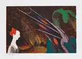 Paolo Uccello, St. George and the Dragon, 1460 , from Details of Renaissance Paintings by Andy Warhol, 1984, Screenprint in colours, on Arches Aquarelle (Cold Pressed) paper, with full margins, sold Jan 2018