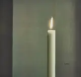 Gerhard Richter, Kerze I (Candle I), 1988, Offset lithograph in colours, on offset paper, the full sheet